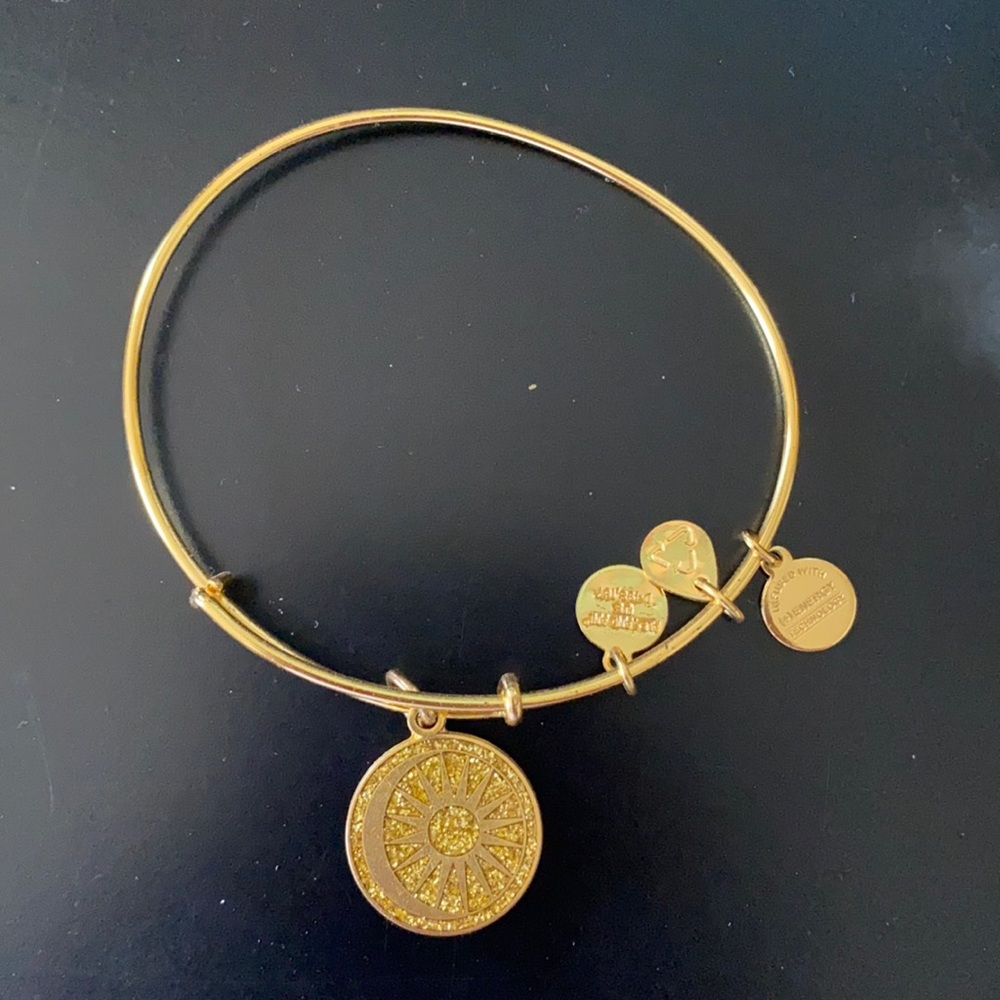 Alex and Ani Celestial Balance Gold Bangle